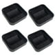 thumbnail image 1 of Tapones de rueda 4 piezas de muebles cuadrados con ruedas, almohadilla de para muebles, para gabinete, sofá, mesa, silla 4 piezas negro 8,5 cm x 8,5 cm Fanmusic Tapones de rueda, 1 of 5