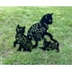 thumbnail image 3 of Estacas de metal decorativas para jardín, estatuas de jardín con silueta de gato negro para patio, césped al aire libre, decoración de jardín, juego de 3, 3 of 5