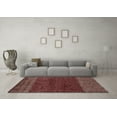 thumbnail image 3 of Ahgly Company Indoor Square Abstract Light Blue Modern Area Rugs, 7' Square, 3 of 4