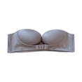 thumbnail image 3 of Push Up Strapless Bras for Women Strapless Front Buckle Lift Bra Strapless Underwear Bras Non Slip Invisible Bra, 3 of 6