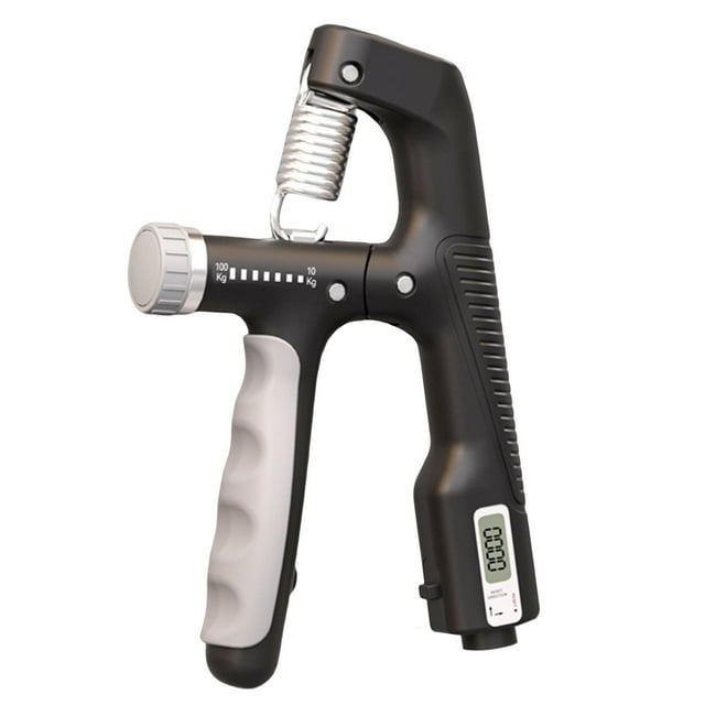 jinwen Hand Grip Strengthener Non Slip Hand Gripper Finger Stretcher Forearm Exerciser Black