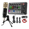 thumbnail image 1 of F998 Sound Card Kit,bm-800 Microphone Kit,with Live Sound Card,audio Mixer Condenser Pc Gaming Mic, 1 of 5
