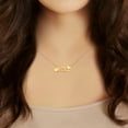 thumbnail image 2 of Personalized Planet Women's Sterling Silver Couples Double Heart Pendant, 2 of 4