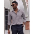 thumbnail image 2 of COOFANDY Dress Shirts for Men Stretch Wrinkle Free Long Sleeve Button Down Shirts Formal Business Shirt, 2 of 6