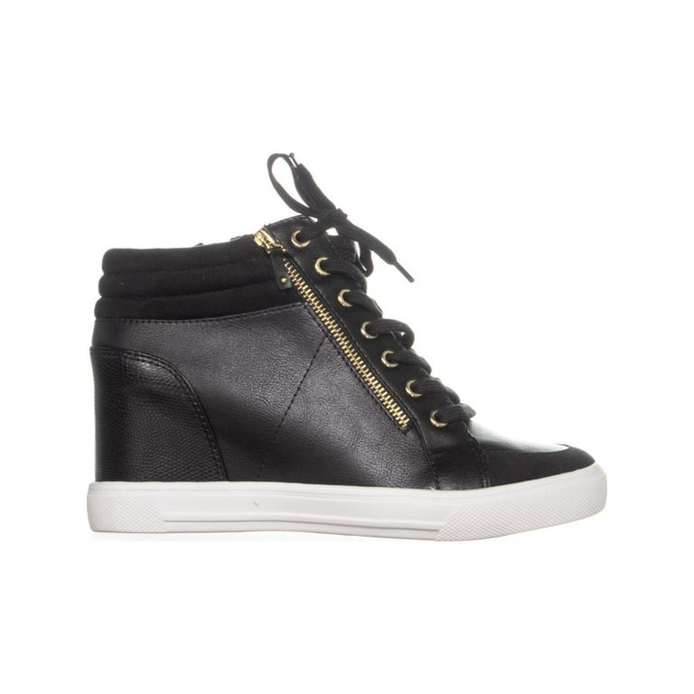 Afrika Army tilgive Womens Aldo Kaia Hidden Wedge Fashion Sneakers, Black - Walmart.com