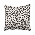 thumbnail image 1 of Funda de almohada Abstracta Floral ABPHQTO Negra Con Pinceladas 45x45 cm, 1 of 1
