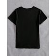 thumbnail image 2 of Men's Portrait Graphic Letter Slogan Round Neck Short Sleeve Fashionable Plus Size T-Shirt, 2 of 4