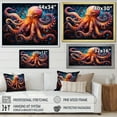 thumbnail image 4 of Designart "Expressionist Abyss With Octopus II" Octopus/Squid Wall Art Prints, 4 of 7