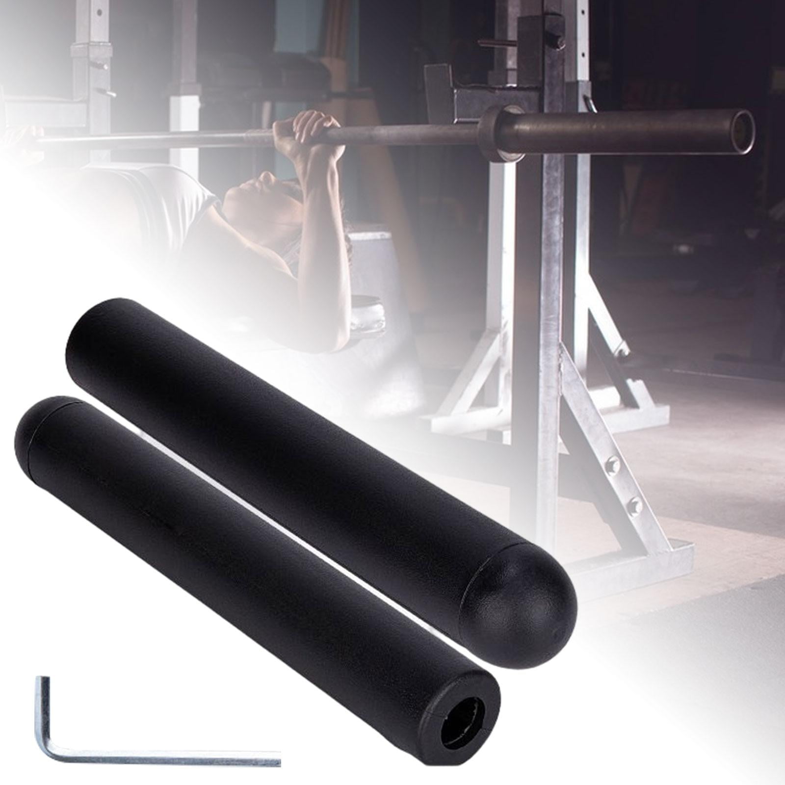 2 Pieces Adapter Sleeve with Wrench Convert 1in Weight Posts to 2" Variable Diameter Sleeve Durable Weight Posts for Training Gym Accessories 50mmx300mm ball head