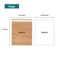 thumbnail image 6 of Elementree Sustainable Expandable Flat Paper Mailer, Large 25 Count, Peel & Stick, 6 of 10
