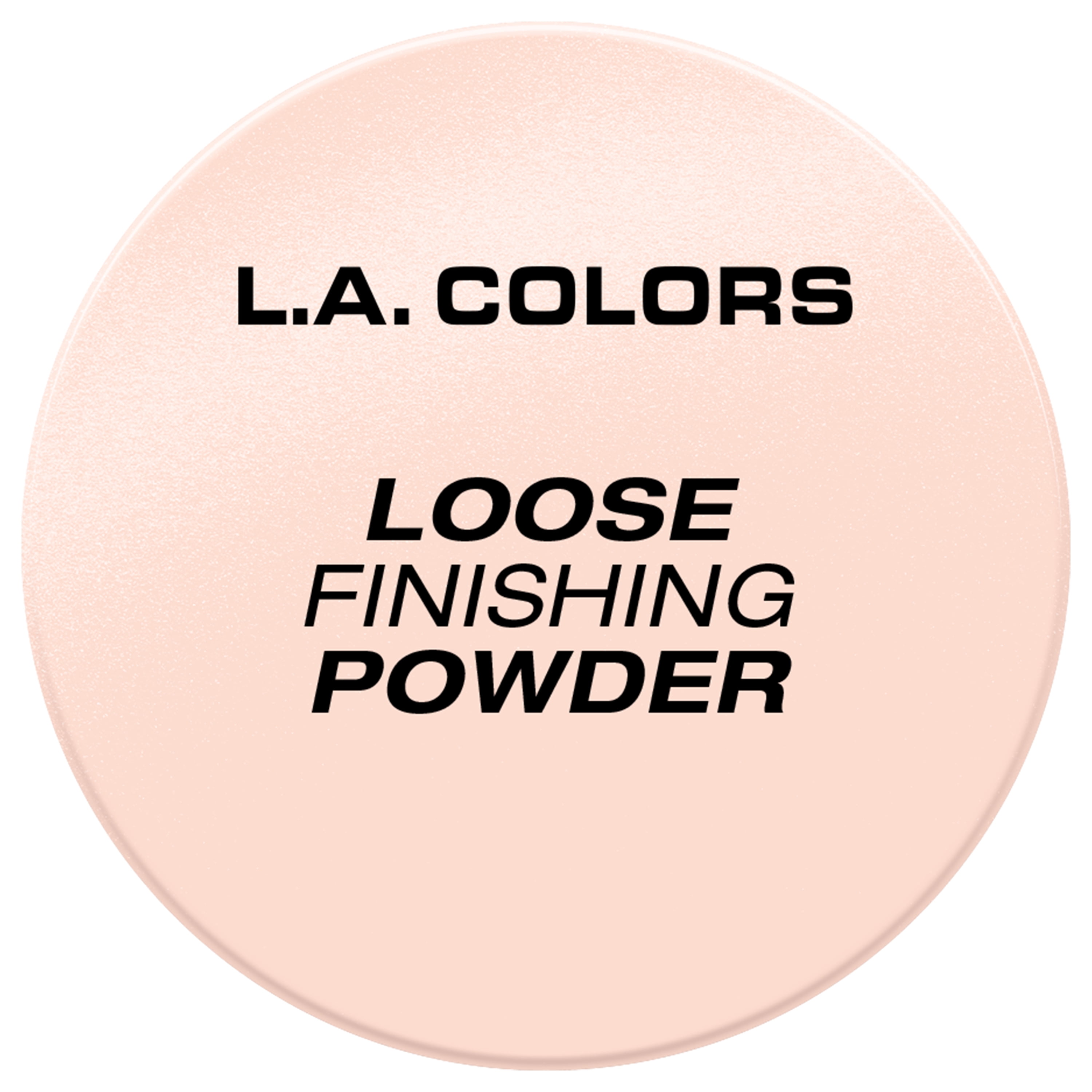 L.A. COLORS Loose Finishing Powder with Mirror & Puff, 0.088 oz