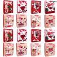 thumbnail image 2 of Valentine's Day Gift Bag: 16PCS Patterned Gift Tote Bag Paper Bags with Handles, 2 of 9