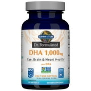 Garden of Life - Dr. Formulated DHA 1,000mg, Lemon, 30 Softgels