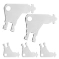 thumbnail image 3 of SHISUYAN 5pcs Universal Paper Towel Dispenser Key Toilet Paper Dispenser Key Replacement with Keyrings, 3 of 9