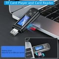 thumbnail image 1 of Bluetooth 5.0 Transmitter Receiver 2 in 1 Portable Visual Bluetooth TV Transmitter with LCD Display  Audio Adapter for PC  TV  Headphones  Home Stereo, 1 of 12