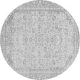 thumbnail image 1 of Ahgly Company Indoor Round Abstract Gray Modern Area Rugs, 6' Round, 1 of 4