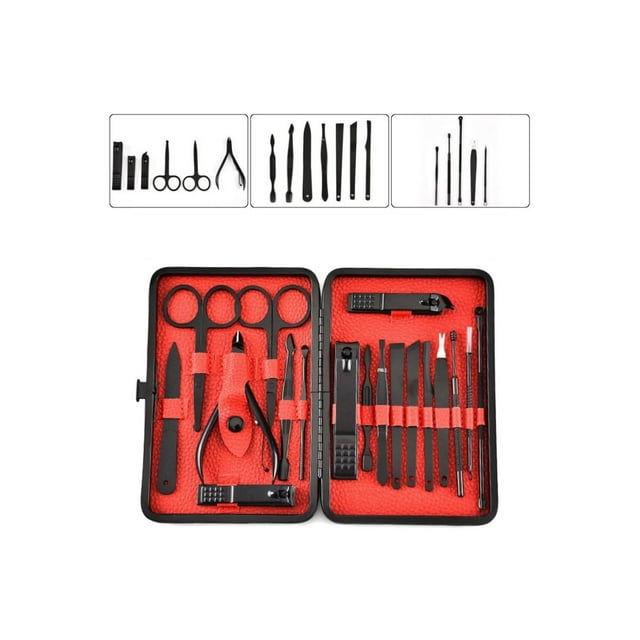 Set de manicura y pedicura profesional de 18 piezas