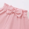 thumbnail image 4 of CAUYDY Baby Girl Summer Clothes Set 0 6 12 18 24 Months 2T 3T Print Short Sleeve Crew Neck T-Shirts and Elastic Waist Shorts 2Pcs Outfits For 1t 2t 3t 4t 5t 6t (Sizes 2-3 Years,D01-Pink), 4 of 5