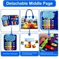 thumbnail image 3 of AMQTSLM Fidget Blanket for Adults with Dementia, Dementia Activities for Seniors, Alzheimer's Products, Multi-Use Busy Sensory Board, Gift and Activities for Elderly, 3 of 7