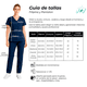 thumbnail image 5 of U4U Uniforms - Filipina Premium para Mujer Cuello en V Cruzado Talla Mediana con Elastico en la Espalda - Diseño Cómodo y Profesional con Bolsas Laterales - Confeccion de Alta Calidad, 5 of 5