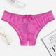 thumbnail image 3 of Gibobby Lencería sexy de encaje para dormir Plus Lace Lingerie Tanga Sexy 1PC Floral Breve Crotchless Ropa interior Mujeres Panty(Rosa, L), 3 of 5