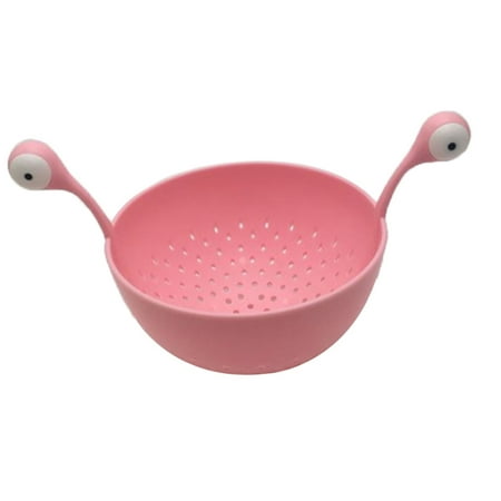 

Multi-Hole Drain Basin Basket Premium Material Perfect For Kitchen Rinsing Fruit & Vegetables Pink