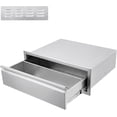 thumbnail image 1 of Outdoor Stainless Steel Drawer, 30x23x10H inch Smooth-Sliding Soft Close Triple Storage Drawers, Rustproof & Weatherproof Outdoor Kitchen Drawer with Handle, BBQ Drawers for Garden Grill Island, 1 of 6