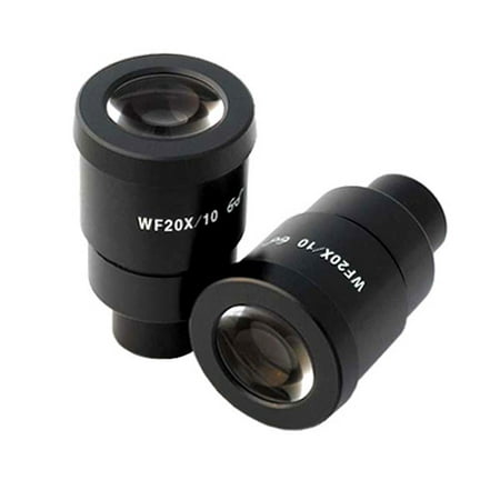 AmScope 20X Super Wide Field Microscope Eyepieces 30mm (Best Wide Field Eyepiece)