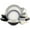 Gray, variant on Gibson Elite Rings of Saturn 16-Piece Dinnerware Set - Teal