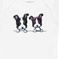 thumbnail image 4 of Inktastic Boston Terriers (dark Apparel) Boys or Girls Baby Bodysuit, 4 of 5
