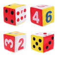thumbnail image 1 of 4/Set de Dados Grandes de Espuma , Grandes Y rico y , para Niños, Profesores, , Construcción, 1 of 9