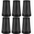 thumbnail image 1 of Pointes de Protection en Caoutchouc pour Poteaux de Marche et de Randonnée Nordiques Universels - Protège-Asphalte Coussinet pour Poteaux de Randonnée (6 Pcs), 1 of 5