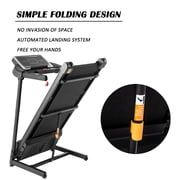 Smart Digital Folding Exercise Machine Treadmills for Home, Electric Motorized Treadmill w/EKG Grip Pulse Sensor, Electric Running Jogging Exercise Equipment Treadmill for Gym Cardio, 200lbs, S6668