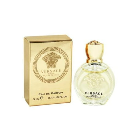 La Femme Clear Glitter - Versace Eros Pour Femme Eau de Parfum, Mini Perfume, 5ml