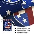 thumbnail image 3 of Welcome 4th of July Dog Cat Paw Print Patriotic Small Decorative Garden Flag, America USA Stars Stripes Dark Blue Yard Lawn Outside Decor, American Outdoor Home Decoration Double Sided 12 x 18, 3 of 6