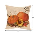thumbnail image 2 of MOUDUO Home Textiles Essential Clearance! 18x18 inch Set of 4 for Fall Pumpkin Maple Leaves Sunflower Vase Decor Outdoor Pillows Decorative Throw Pillows Farmhouse Thanksgiving Autumn Cushion, 2 of 6