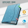 thumbnail image 4 of Fintie Case for Samsung Galaxy Tab S10 Lite/ S10 FE/ S9 FE 5G 10.9 Inch/Tab S9 11 Inch, Multi-Angle Viewing Protective Cover with Pocket, Auto Sleep/Wake, Glittering Blue, 4 of 8