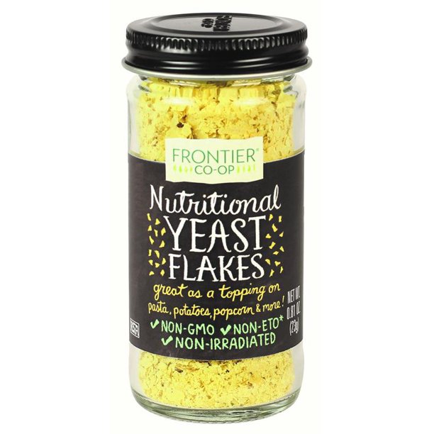 Frontier Coop Nutritional Yeast Flakes, Large, .81 Oz