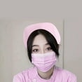 thumbnail image 6 of Kuntesetty Nurse Hat Cosplay Party Supplies Comfortable Stage Outfit Costume Decoration Pink, 6 of 9