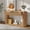 Natural, variant on Euroco 53" Fluted Console Table with 2 Drawers, Modern Entryway Table with Storage & Bottom Shelf,Wood Long Sofa Table Behind Couch for Living Room, Hallway, Foyer,Natural