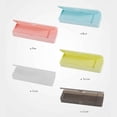 thumbnail image 4 of VerPetridure Stationery Box Student Storage Pencil Bag Pencil Box Multifunctional Creative Stationery Simple Transparent Plastic Pencil Box White Stationery Box Student Storage Pencil Bag Pencil Box, 4 of 5
