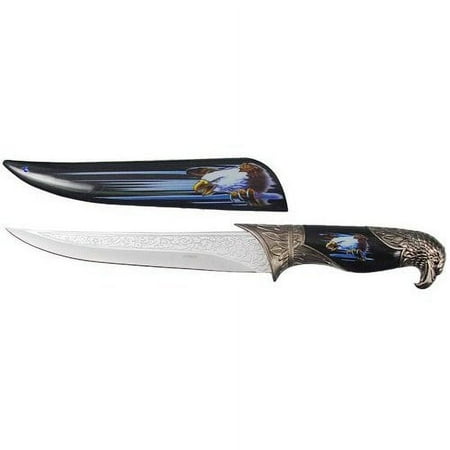 ASR Outdoor 13.5 Collectible Black Eagle Etched Bowie Knife