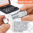 thumbnail image 2 of 36/44PC Inch &Metric Set Nut & Bolt ThreadChecker Identifier Thread Gauges-Box H5X5, 2 of 8