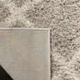 thumbnail image 5 of SAFAVIEH New York Parker Geometric Diamonds Area Rug, Light Grey/Ivory, 6'7" x 6'7" Round, 5 of 8