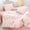 Red Cherry Pink Heart, variant on NAYOROOM White Khaki Puppy Brown Grid Duvet Cover Queen Set, 3 Piece Reversible Super Soft Breathable Kids Comforter Cover