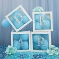 thumbnail image 6 of BalsaCircle 4 Pieces Iridescent 5" Letter T Cardstock Stickers Backdrop Wall Party Decorations, 6 of 8