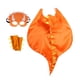 thumbnail image 4 of Disfraz de dinosaurio de peluche Macarena Capa de felpa Naranja Disfraz de dragón, 4 of 7