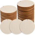 thumbnail image 1 of Craft Wood AWIZOM, 120 unidades, círculos redondos de madera de 10 cm con agujeros, 1 of 7