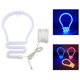 thumbnail image 3 of 25.5x16.5cm Letrero de decorativo Luz Decoración de pared Luces LED Forma de bombilla Luces de Lámpara para niños Letreros de LE Salvador Luz de muestra de globo de neón, 3 of 9