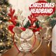 thumbnail image 2 of Diademas navideñas con orejas de Reno para mujer y niña, decoración navideña, diademas de Cosplay para fiesta, decoración navideña, 2 of 4